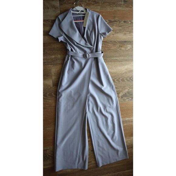 Kay Unger Women's Sz 6 Lilac Purple Ezra Walk Thru Jumpsuit - Picture 5 of 6